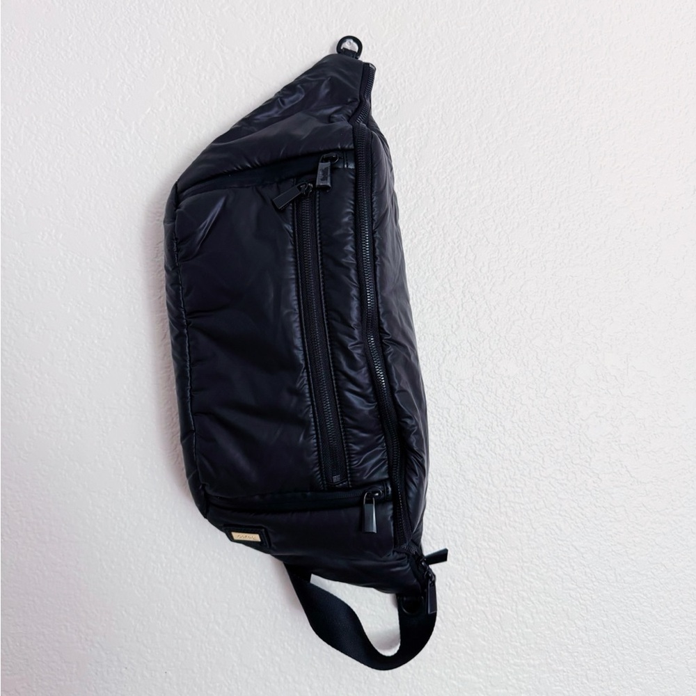 Caraa x Free People Large Sling Crossbody Bag in Black